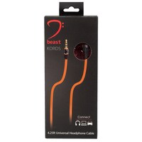 Orange Beast Kords Audio Cables, 4.25 ft. — Dollar Tree