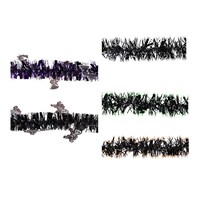 Halloween Glow in The Dark Tinsel Decor, Assorted Designs, 1-Count. — Dollar Tree