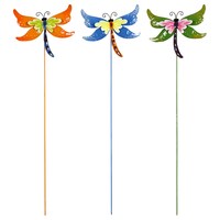 Garden Collection Dragonfly Garden Stakes, 23.875x 6.625 in. — Dollar Tree