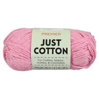 Premier Just Cotton Pink Yarn, 104 yd. — Dollar Tree