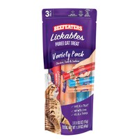 Beefeaters Variety Lickables Pureé Cat Treats, 3-Count. Packs — Dollar Tree