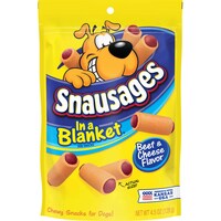 Snausages in a Blanket Beef and Cheese Dog Treats, 4.5 oz. Bags — Dollar Tree