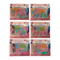 Just Pretending Doll Playset, Assorted Styles, 10-Piece And 11-Piece Packs. — Dollar Tree