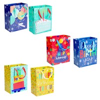 Voila Birthday Party Gift Bags, 2-Count. Packs — Dollar Tree