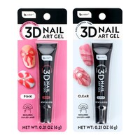 B Color 3 D Nail Art Gel, Assorted Colors, 1-Count. — Dollar Tree
