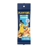 Planters Salted Cashews Tube, 1-Count. — Dollar Tree