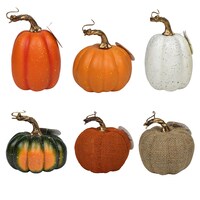 Seasonal Collection Foam Pumpkin Decor, Assorted Styles And Colors, 1-Count. — Dollar Tree