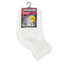Ladies' Size 9-11 Quarter-Length Socks, 3-Count. Packs — Dollar Tree