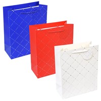 Voila Large Embossed Gift Bags — Dollar Tree (SKU 244541)