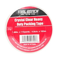 Tool Bench Platinum Crystal Clear Heavy Duty Packing Tape, 1-Count. — Dollar Tree
