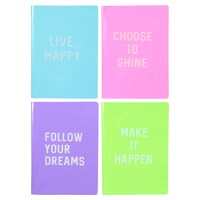 Neon Colored Notebooks, 40 Pages — Dollar Tree (SKU 308423)