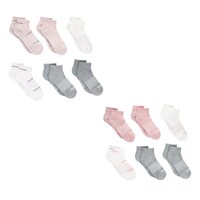 Kswiss Ladies Cushion Socks Size 5-10, Assorted Colors, 6-pair Pack. — Dollar Tree