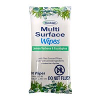 Home Bright Lemon Verbena And Eucalyptus Scented Multi-surface Wipes, 30-Piece Pack. — Dollar Tree