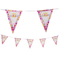 Happy Birthday Diamond Party Flag Banners, 12-ft. — Dollar Tree