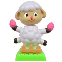 Plastic Solar-Powered Dancing Easter Lambs with Eggs, 4.5 in. — Dollar Tree (SKU 248160)