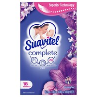 Suavitel Soothing Lavender Fabric Softener Dryer Sheets, 18-Count. Boxes — Dollar Tree