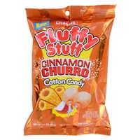 Fluffy Stuff Cinnamon Churro Cotton Candy, 2.1-oz. Bags — Dollar Tree (SKU 340363)