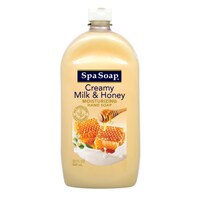 Spa Soap Creamy Milk And Honey Moisturizing Hand Soap, 32 oz — Dollar Tree