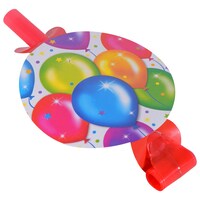 Birthday Balloon Party Blowouts, 8-Count. Packs — Dollar Tree