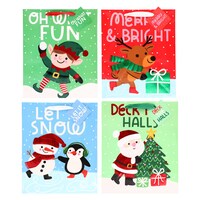 Viola Christmas-themed Large Gift Bag, Assorted Designs — Dollar Tree