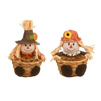 Seasonal Collection Harvest scare Crow Tabletop Decor, Assorted Designs, 1-Count. — Dollar Tree
