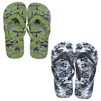 Kids' Camouflage Print Rubber Flip Flops — Dollar Tree (SKU 270813)
