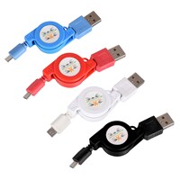 E-Circuit Retractable Micro USB Cables, 28 in. — Dollar Tree (SKU 259559)
