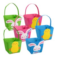 EASTER FABRIC SQ BASKET — Dollar Tree (SKU 284466)