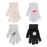 Knit Gloves With Icons For Kids, Assorted Colors, 1-Count. — Dollar Tree