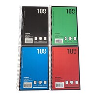 Jot Spiral-Bound Notebooks, 100 Pages — Dollar Tree