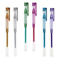 Zebra Medium Point Glitter Gel Stick Pen, Assorted Colors, 2-Piece Pack. — Dollar Tree