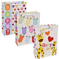 Voila Extra-Large Vertical Baby-Themed Gift Bags — Dollar Tree (SKU 247728)