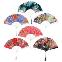 Colorful Metallic Foldable Flower Fan, 1 Count. — Dollar Tree