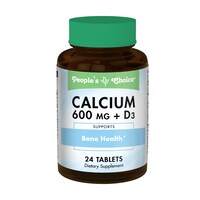 People's Choice Calcium and Vitamin D-3 Tablets, 30-Count. Bottles — Dollar Tree