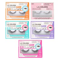 L.A. Colors Dramati Lash Faux Mink Eyelashes, Assorted Styles, 2-Piece Pack. — Dollar Tree