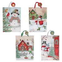 Snowman-themed Extra Large Gift Bag, Assorted Styles. — Dollar Tree