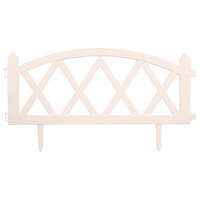 Garden Collection Plastic White Garden Fence, 13x24 in. — Dollar Tree