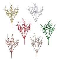 Christmas House Artificial Diamond Glitter Branch, Assorted Colors — Dollar Tree