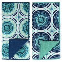 Home Collection Mediterranean Printed Dish Drying Mats, 12x6 in. — Dollar Tree