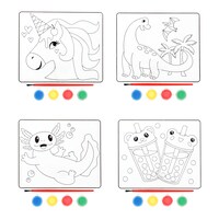 Suncatcher Paint Sets with Brushes, 5.625x4.75 in. — Dollar Tree