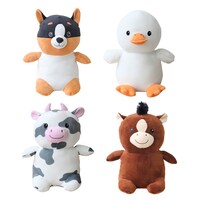 Toy Box Barnyard Animal Plush Toy, Assorted Animals, 1-Count. — Dollar Tree
