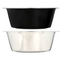Stainless Steel Large Pet Bowl, Assorted Colors — Dollar Tree