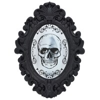 Plastic Horror Skull Wall Mirrors — Dollar Tree (SKU 240500)