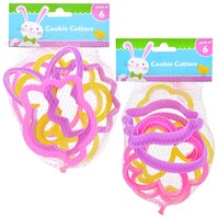 Easter Shapes Plastic Cookie Cutters, 6-pc. Sets — Dollar Tree (SKU 248004)
