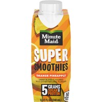 Minute Maid Orange Pineapple Super Smoothies, 8.12-oz. — Dollar Tree (SKU 330085)
