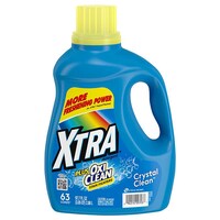 Xtra Plus OxiClean Crystal Clean, Liquid Laundry Detergent, 97.7 fl oz. — Dollar Tree