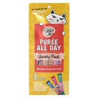 Salty Cat Puree All Day Variety Pack, 3-Piece Pack. — Dollar Tree