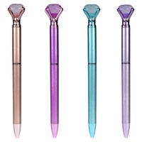 Matte Twistable Ballpoint Pens with Diamond Shaped Jewels, 6.5x1 in. — Dollar Tree