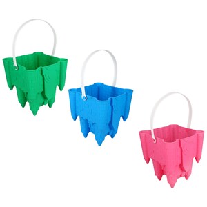 Sand Castle Dollar Store Sand Buckets Collapsible Sand Bucket