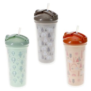 Summer Stemless Tumblers with Lids